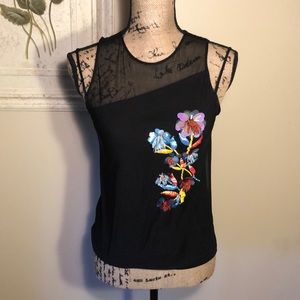 Cynthia Steffe Embellished Sleeveless Top